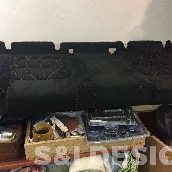 Tylne Siedzenie alcantara